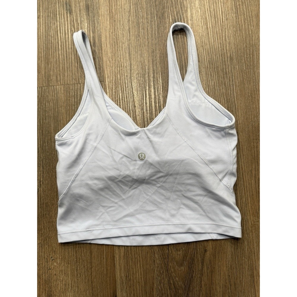 Lululemon Align Tank Top Sports Bra Workout Blue Size 4